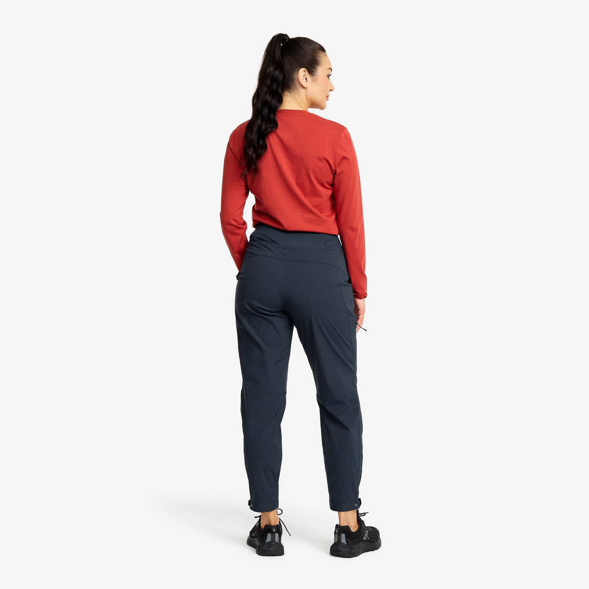 Breezy Curved Ankle Stretch Trousers Women