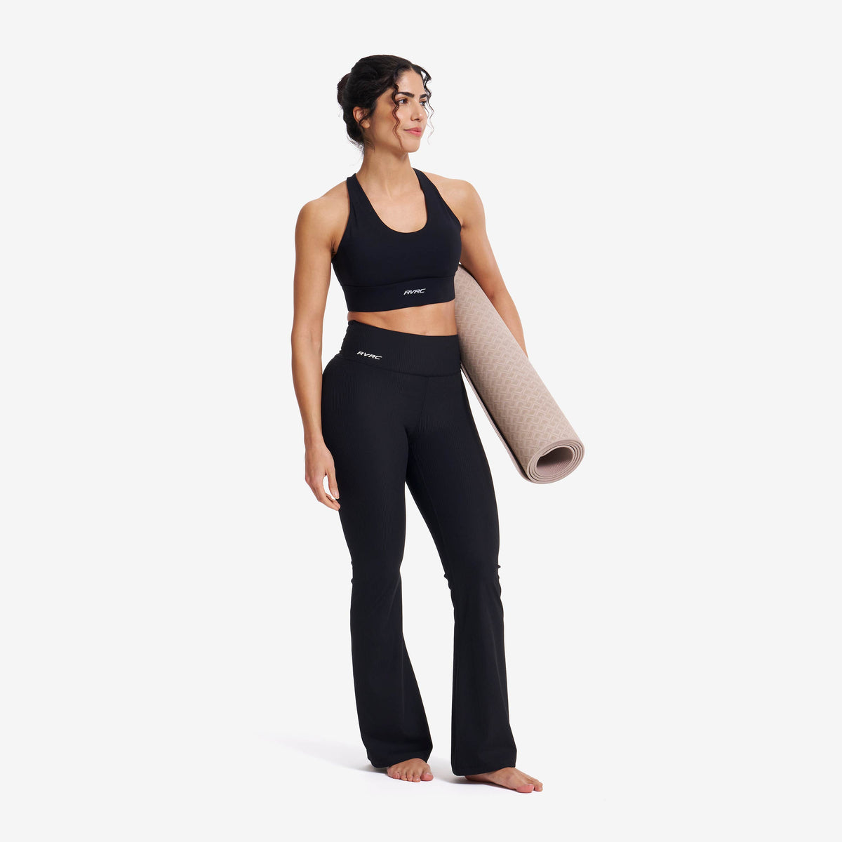 Shape Ribbed Flare Leggings Women