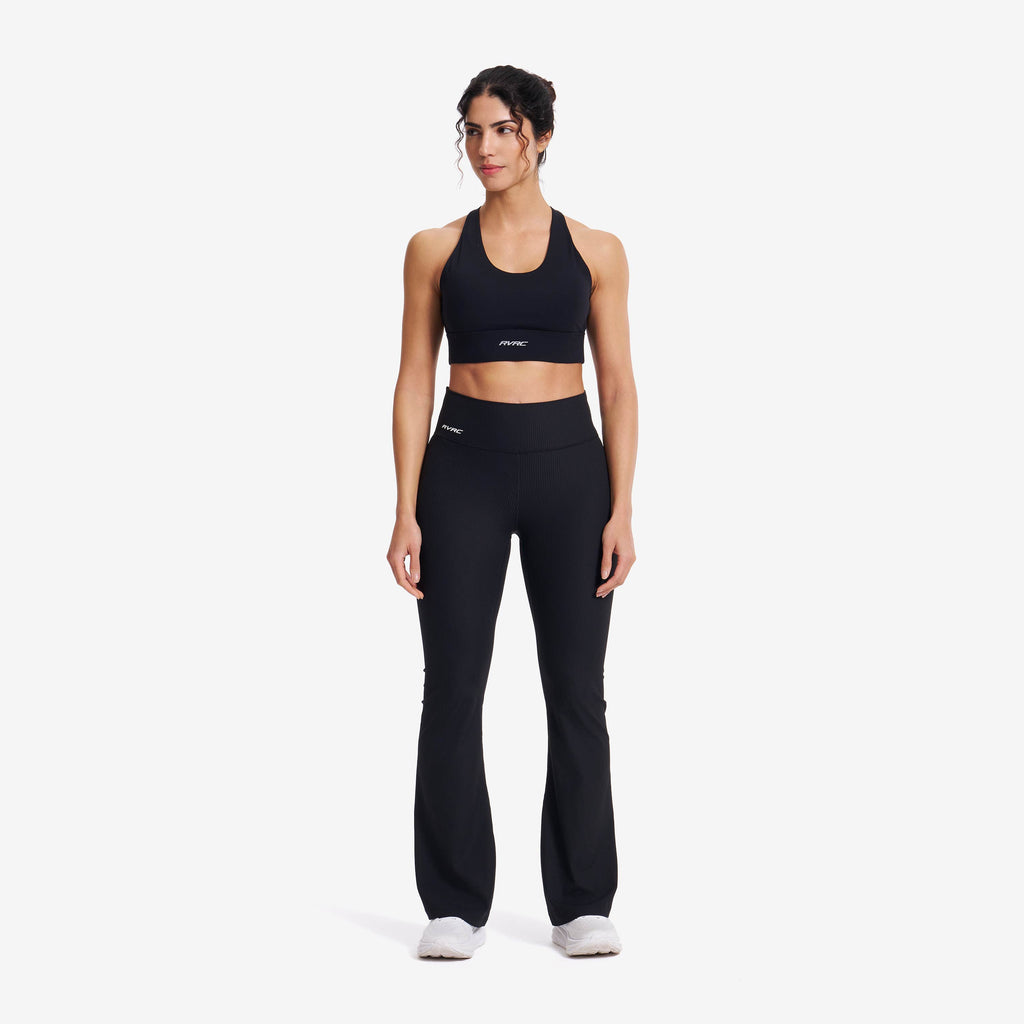 Shape Ribbed Flare Leggings Women