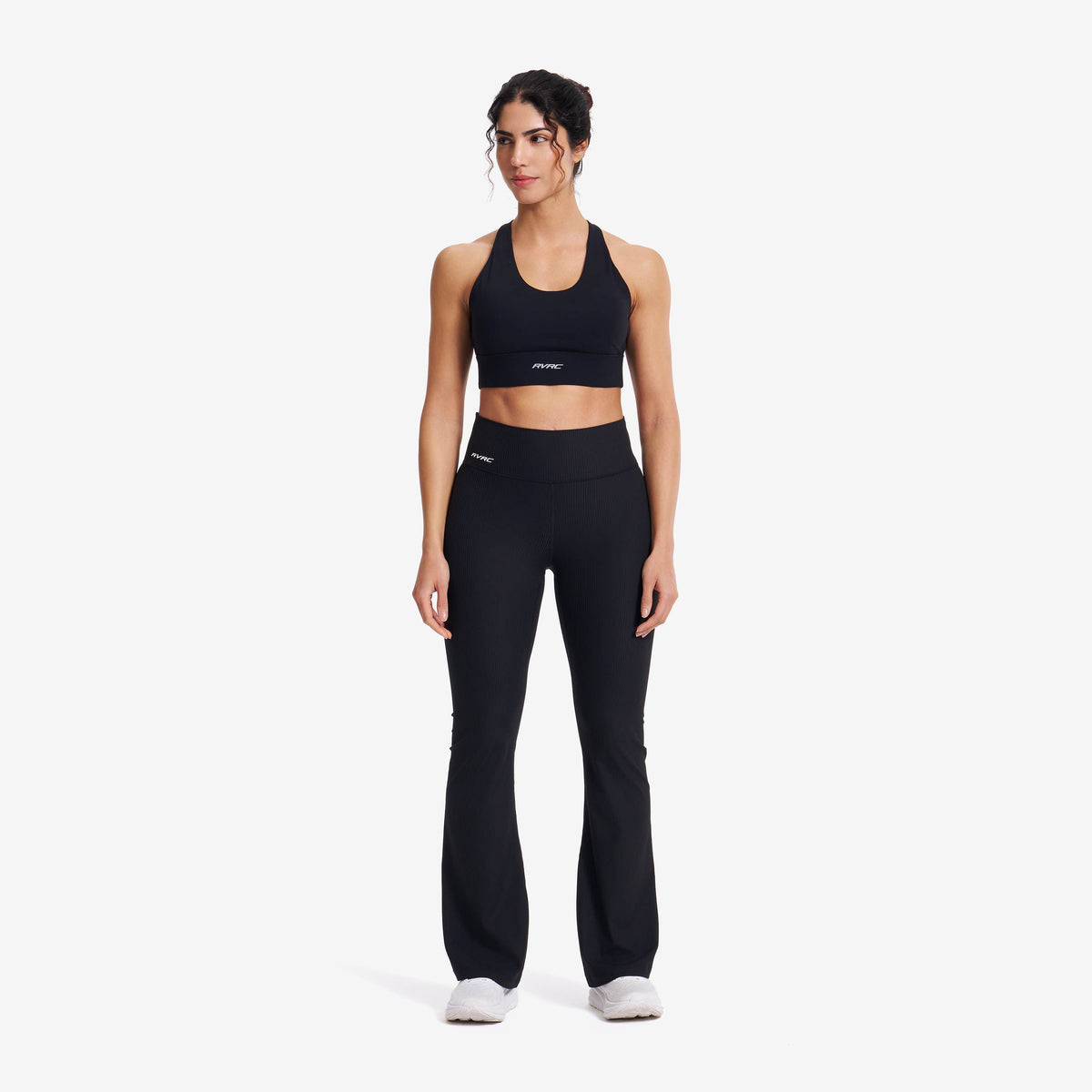 Shape Ribbed Flare Leggings Women