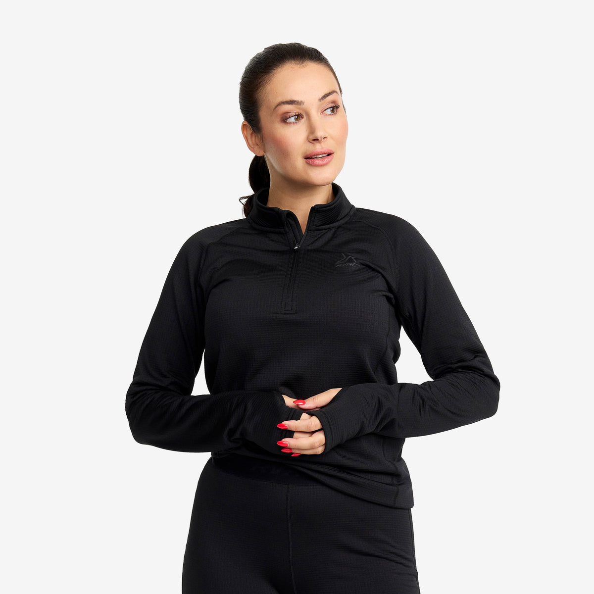 Waffle Half-zip Baselayer Top Women