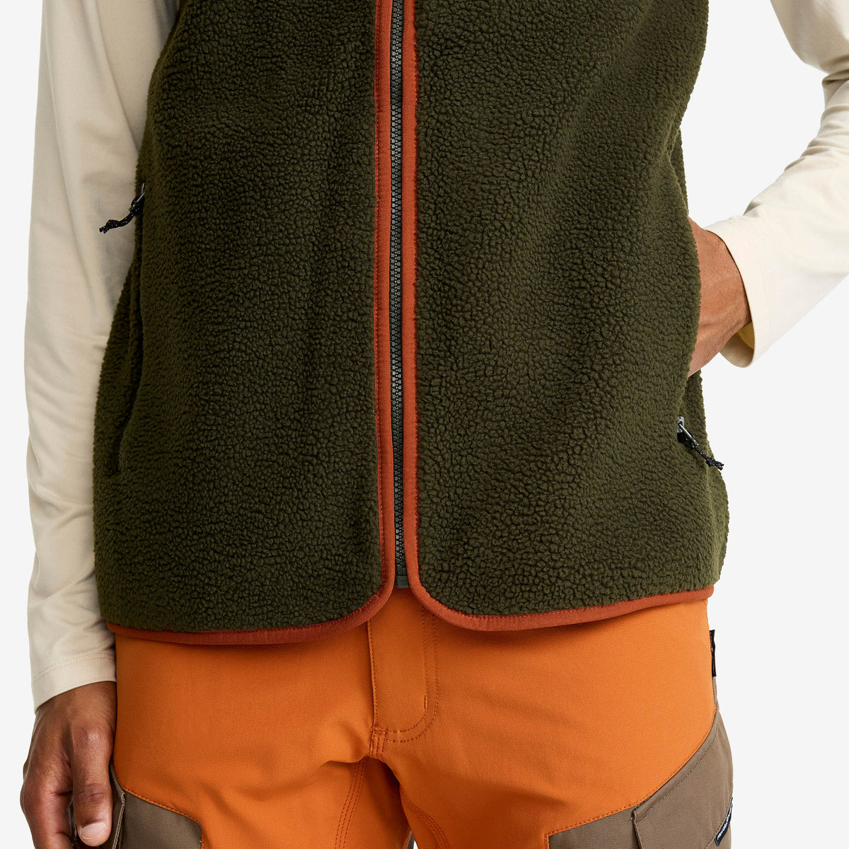 Canyon Full-zip Pile Fleece Gilet Men