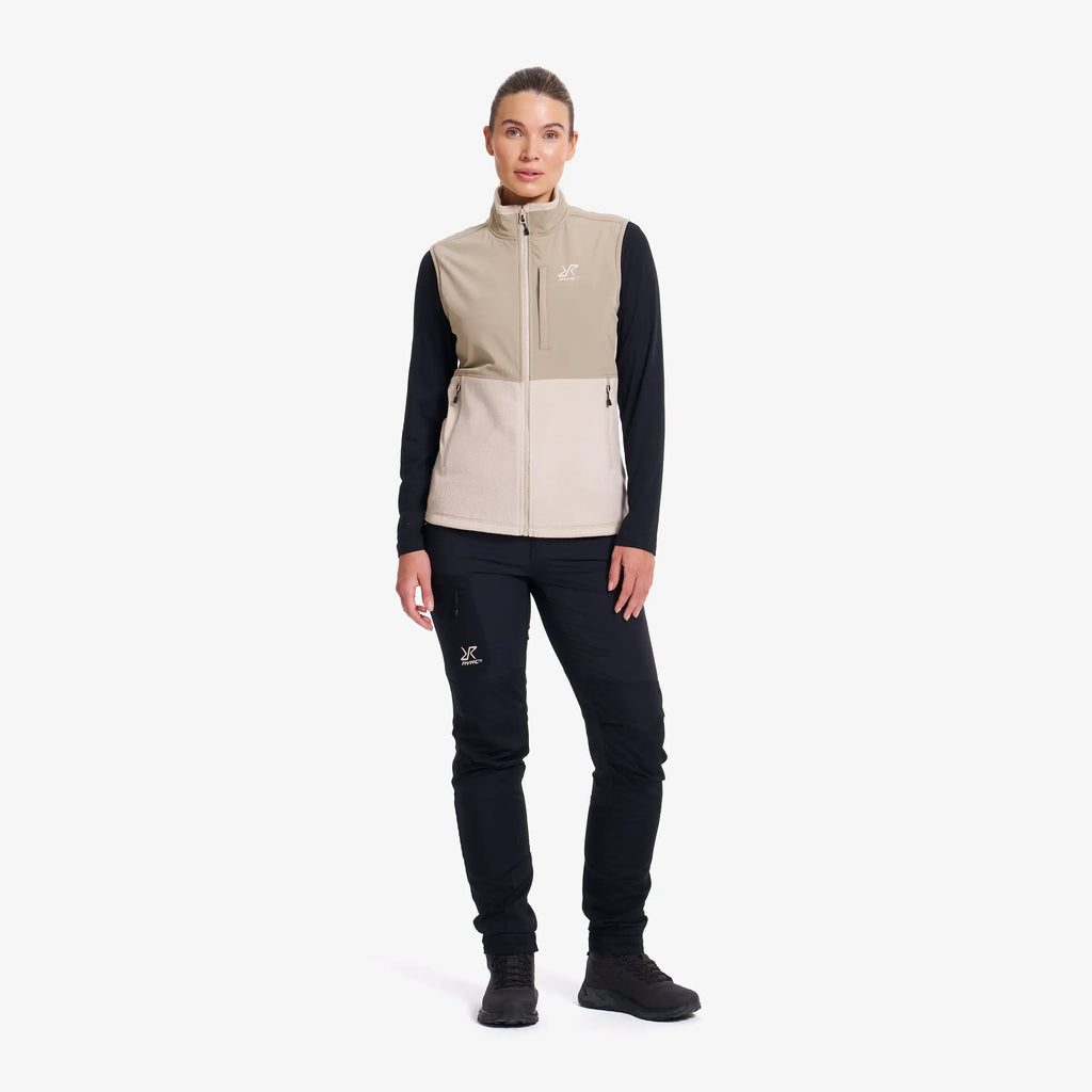 River Hybrid Fleece Gilet Women