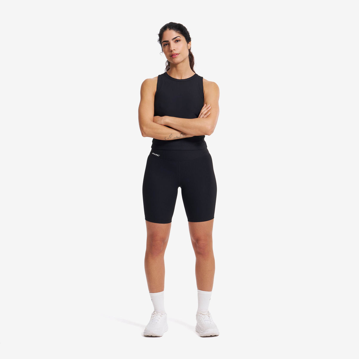 Shape Ribbed Biker Shorts Women