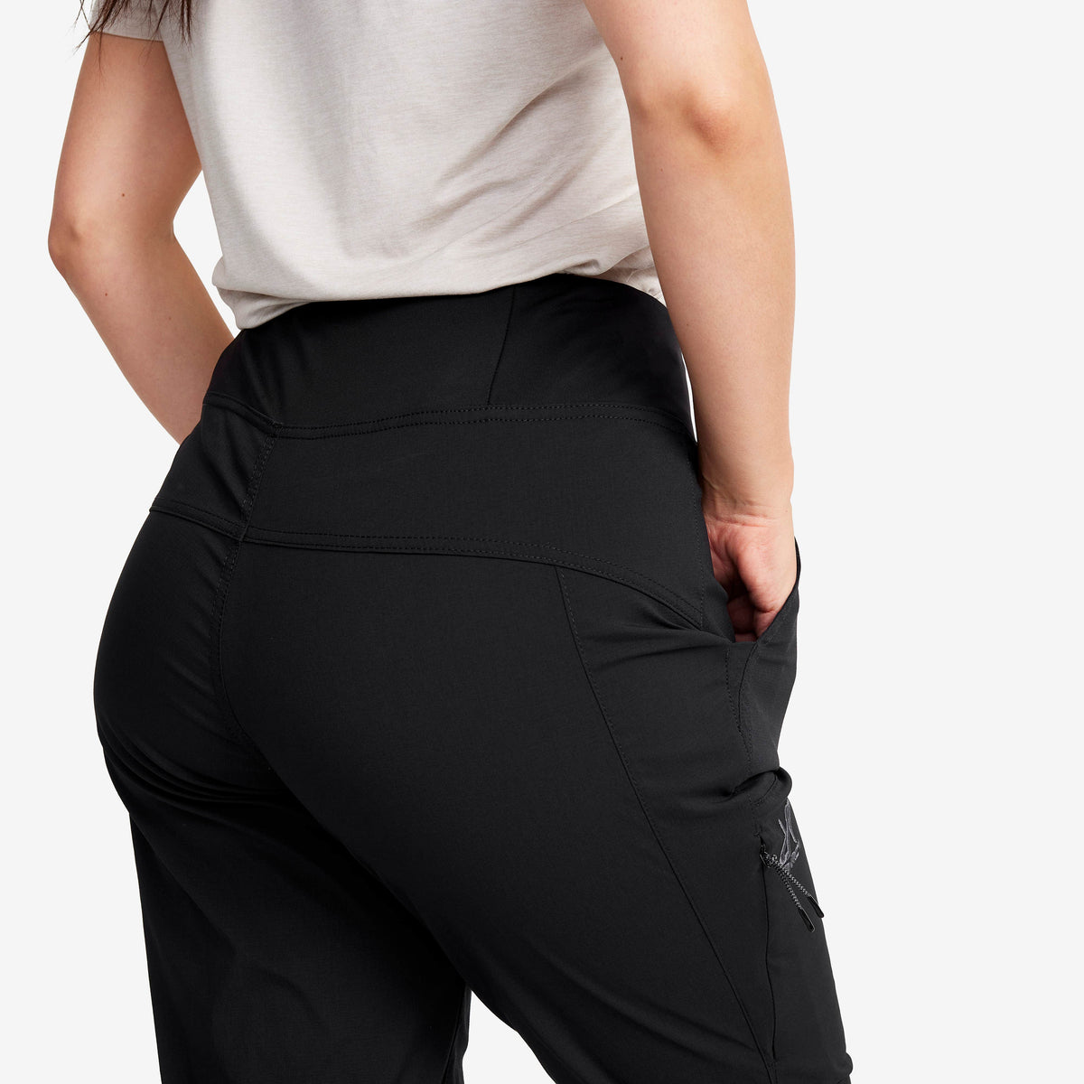 Breezy Curved Ankle Stretch Trousers Women