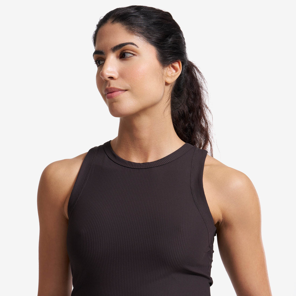 Shape Ribbed Tank Top Women