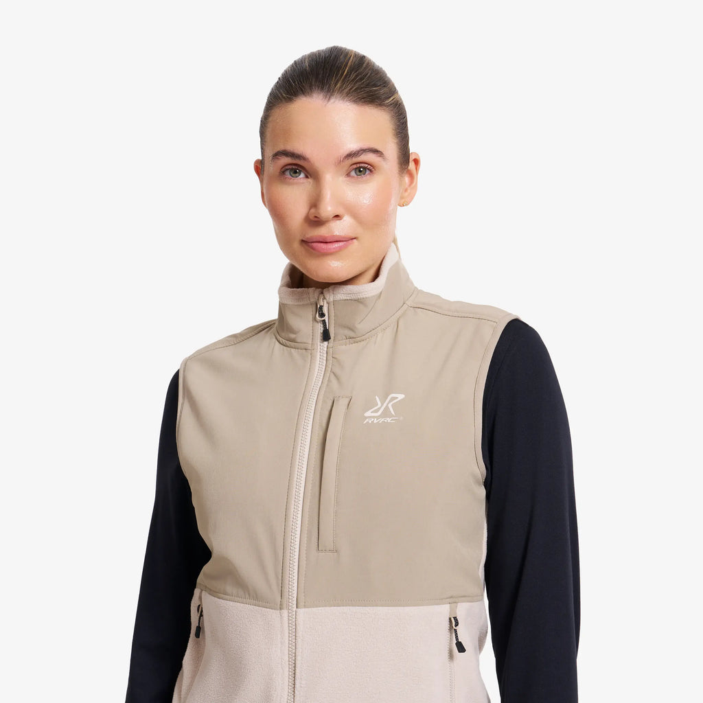 River Hybrid Fleece Gilet Women