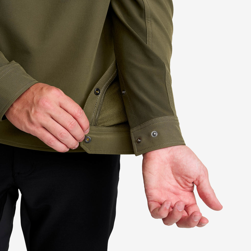 Ridge Half-zip Stretch Shirt Men