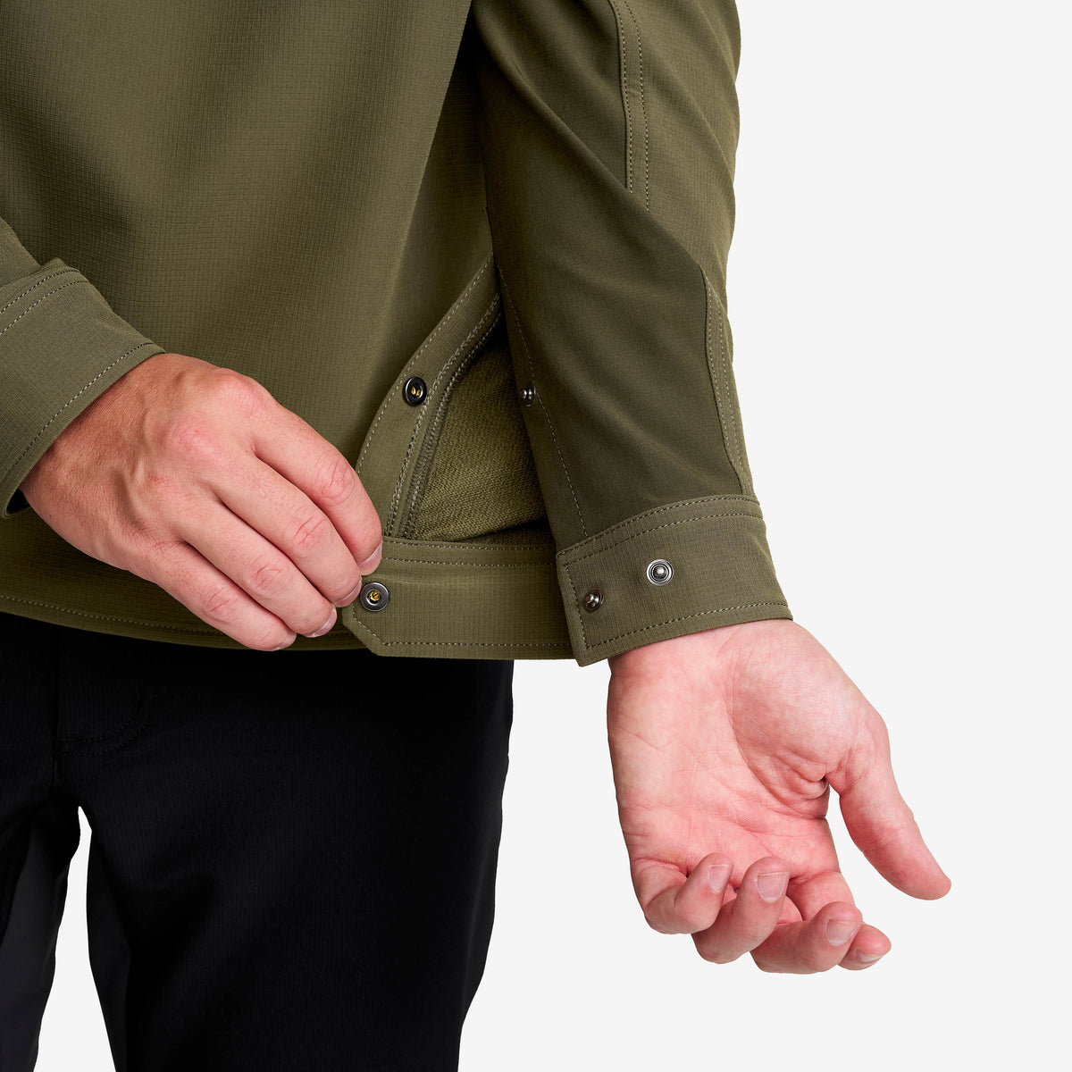 Ridge Half-zip Stretch Shirt Men