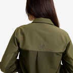 Ridge Half-zip Stretch Shirt Women