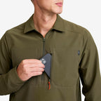 Ridge Half-zip Stretch Shirt Men