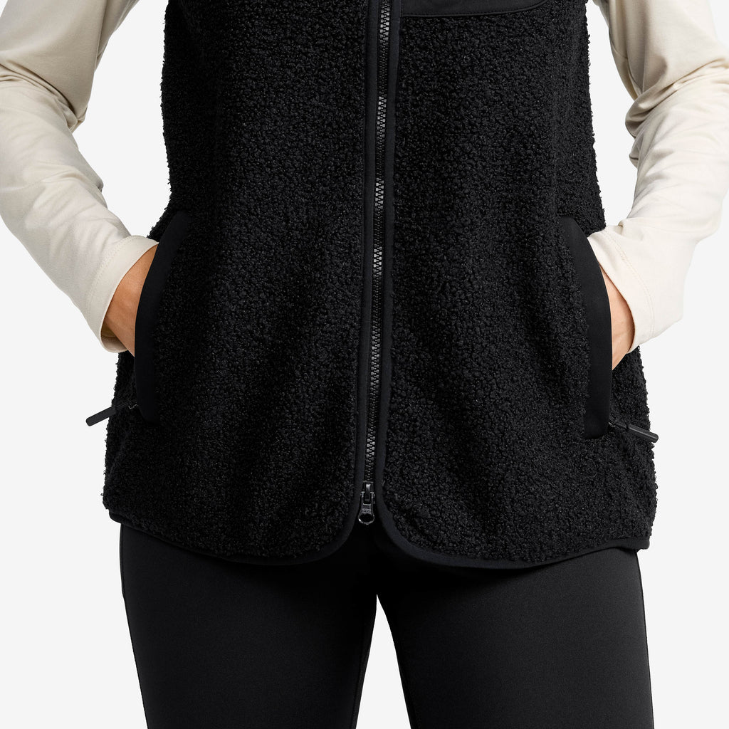 Bigfoot Pile Fleece Gilet Women