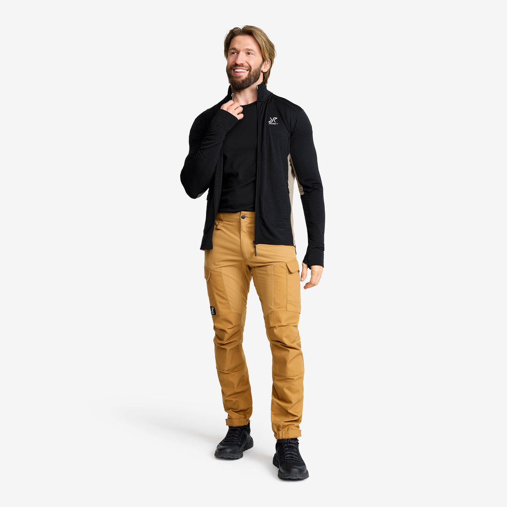 Waffle Full-zip Fleece Men