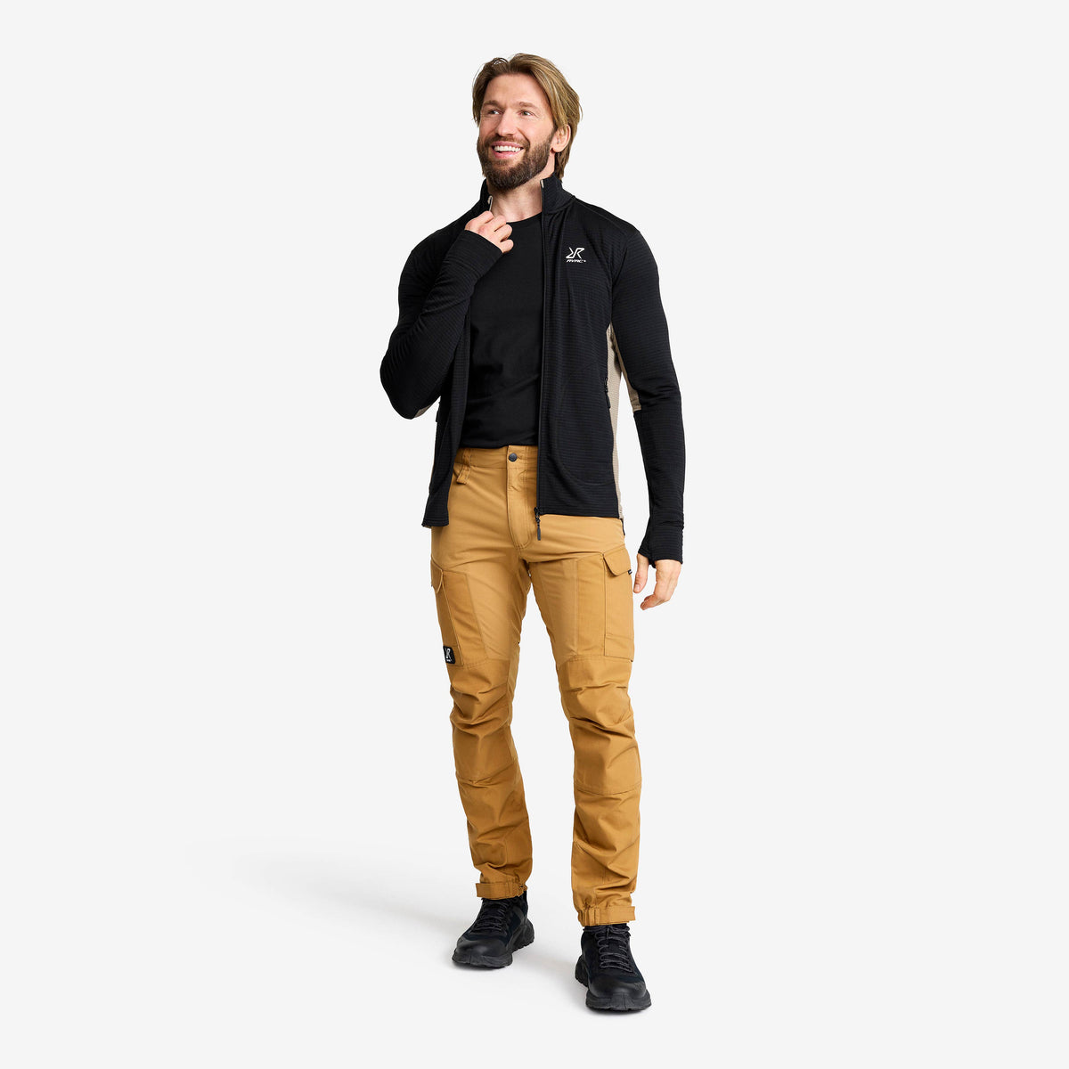 Waffle Full-zip Fleece Men