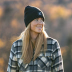 Ribbed Patch Beanie Unisex