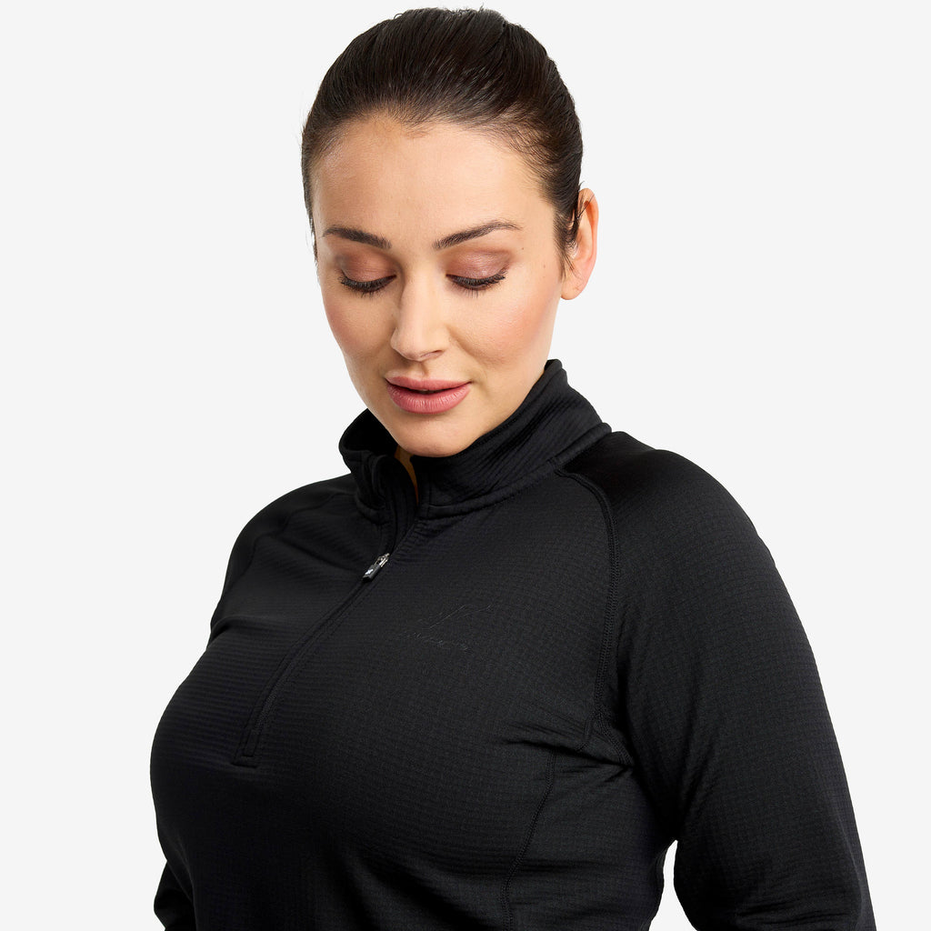 Waffle Half-zip Baselayer Top Women