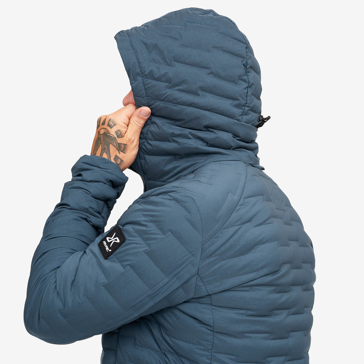 Flex Stretch Hooded Down Jacket Men