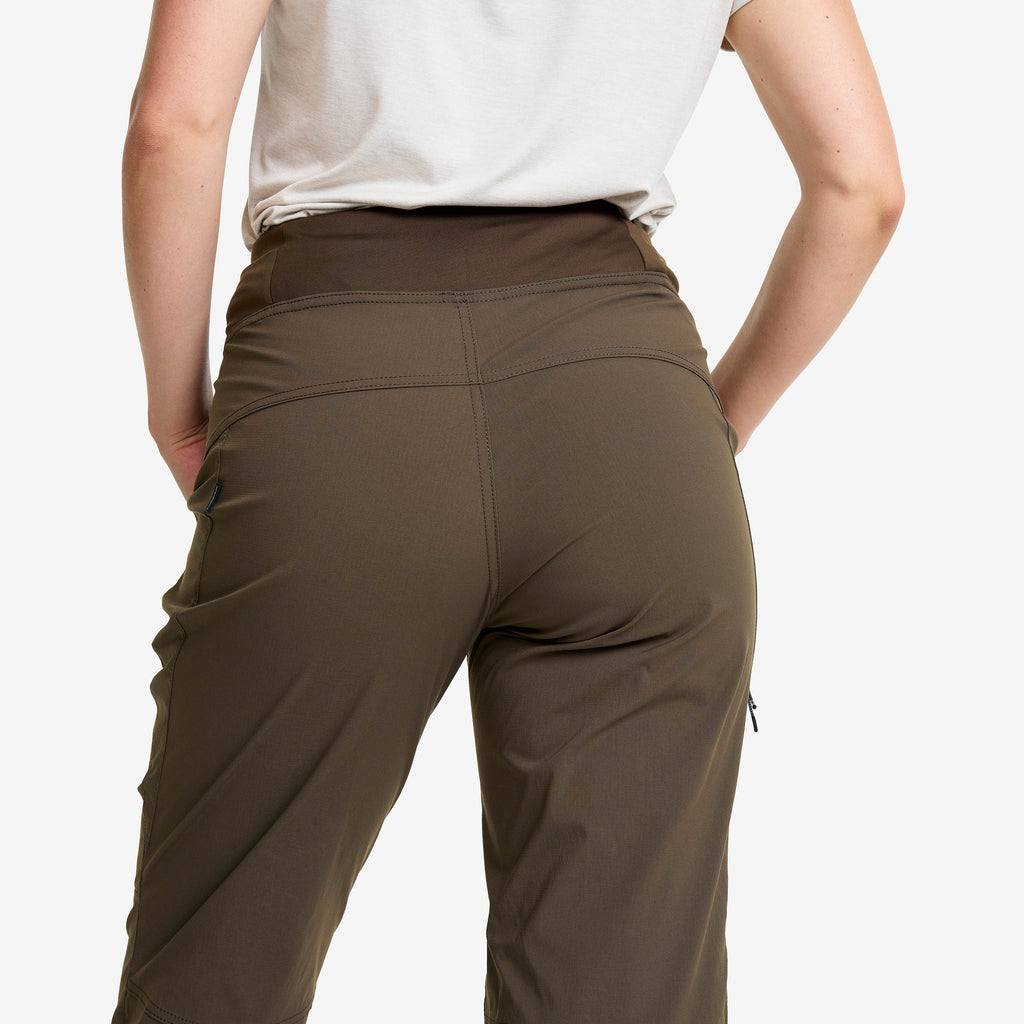 Breezy Curved Ankle Stretch Trousers Women