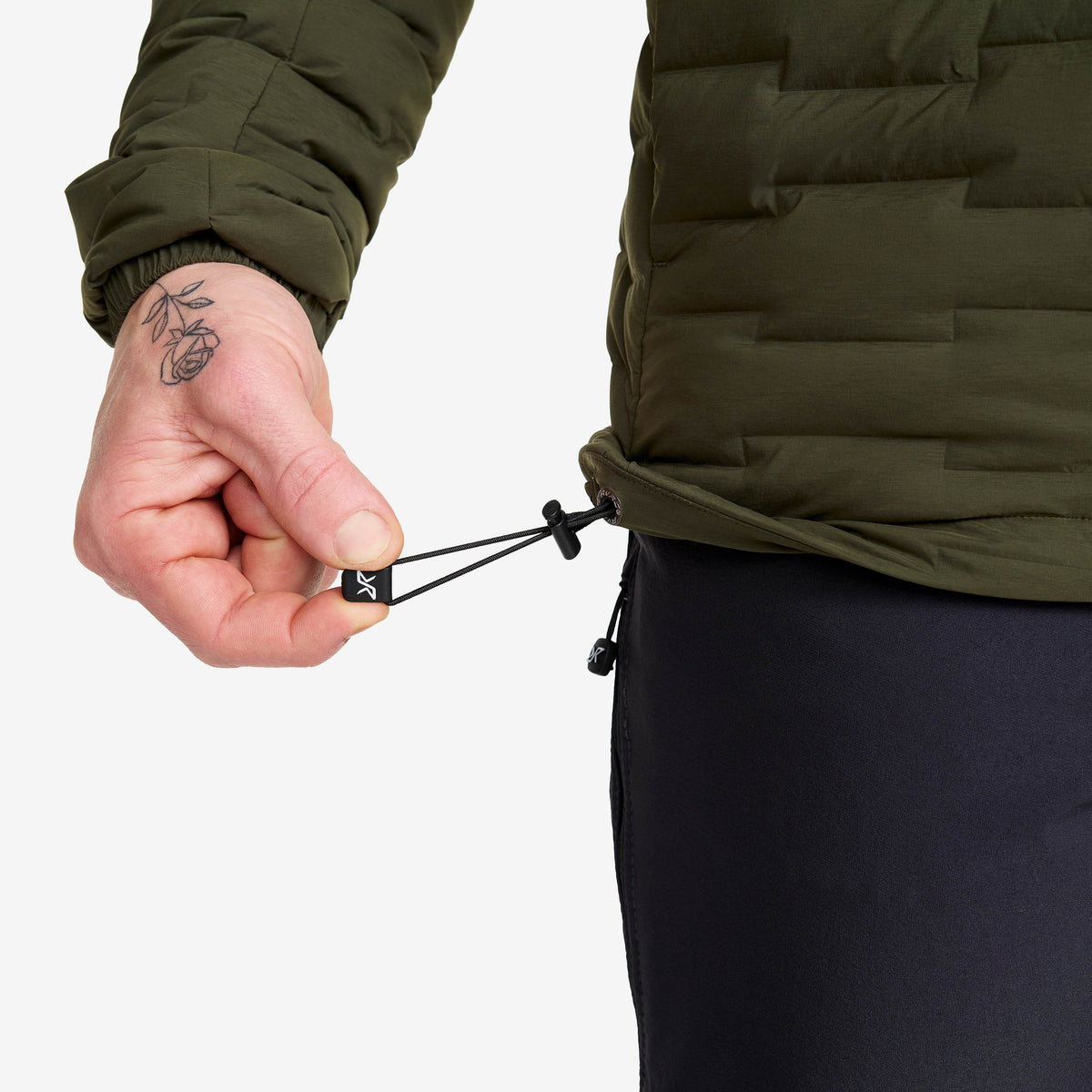 Flex Stretch Hooded Down Jacket Men