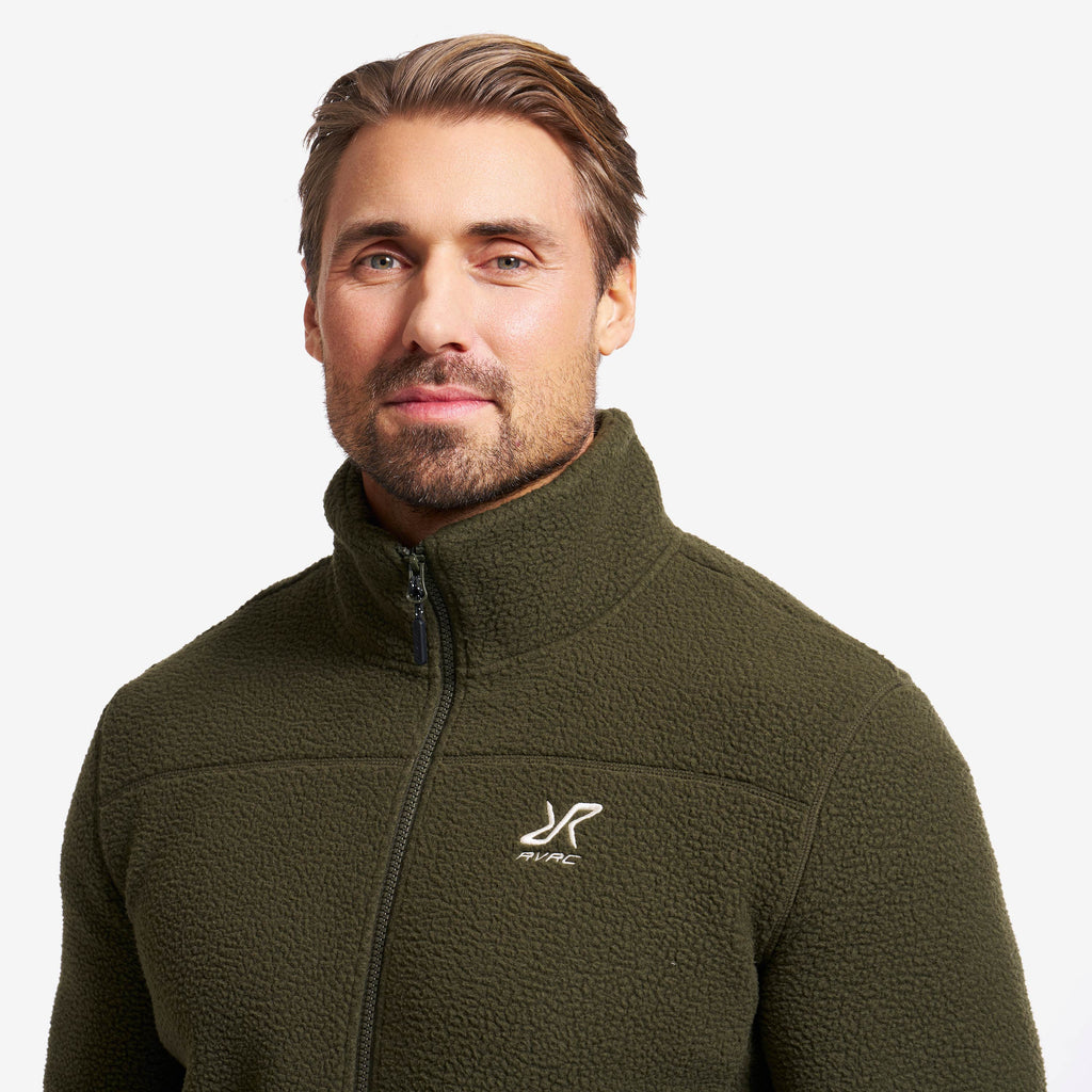 Moss Pile Fleece Jacket Men