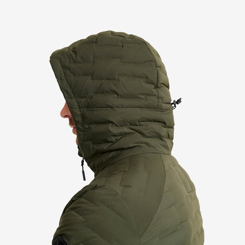 Flex Stretch Hooded Down Jacket Men