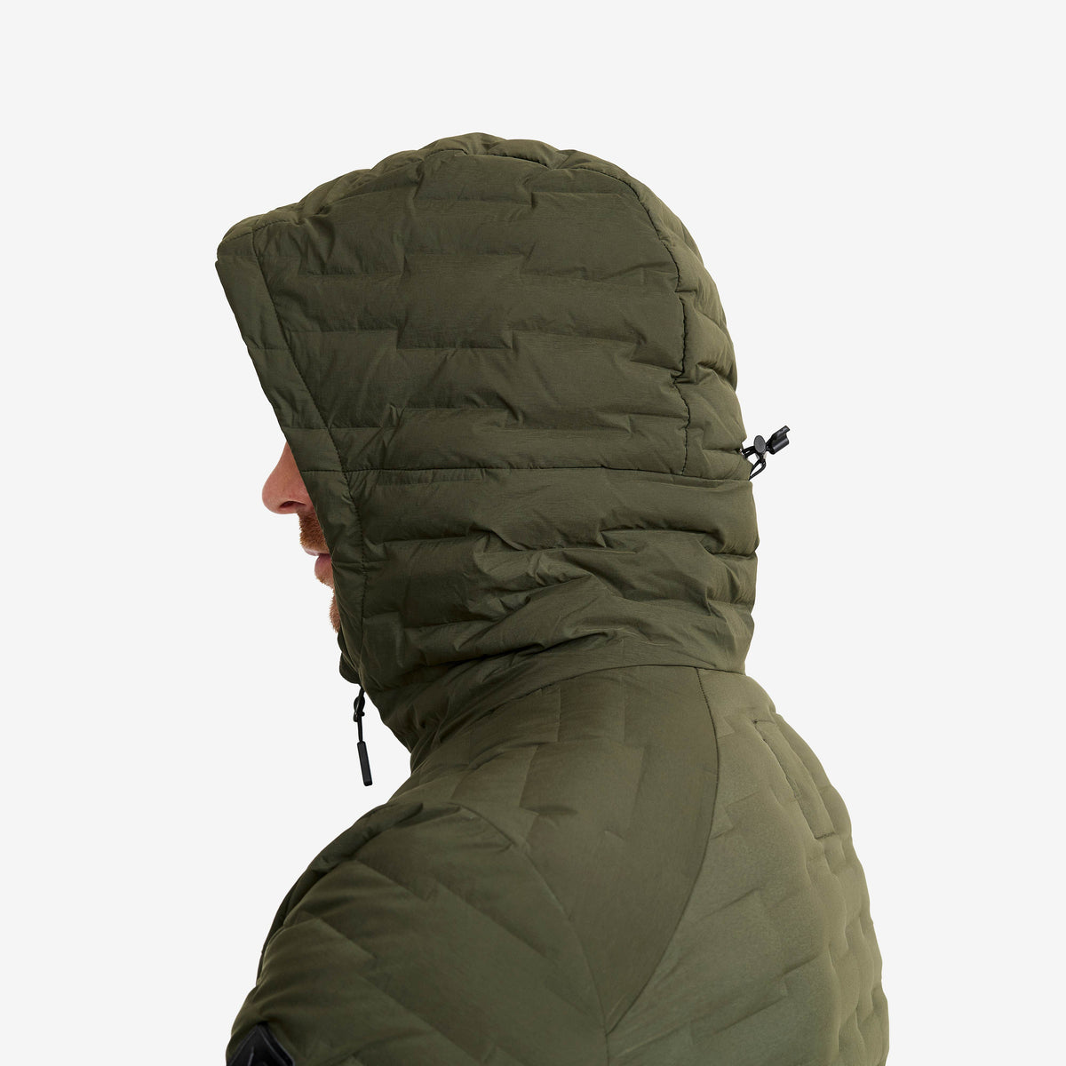 Flex Stretch Hooded Down Jacket Men