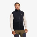 River Hybrid Fleece Gilet Men