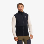 River Hybrid Fleece Gilet Men