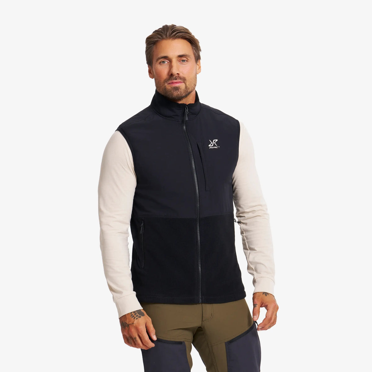 River Hybrid Fleece Gilet Men