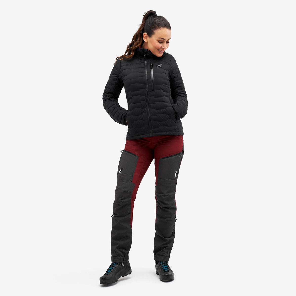 Flex Stretch Hooded Down Jacket Women