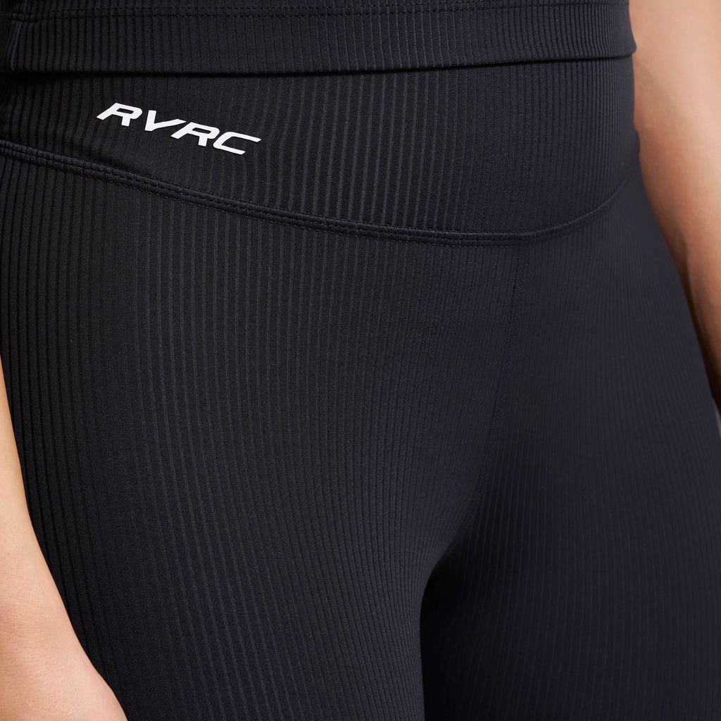 Shape Ribbed Leggings Women