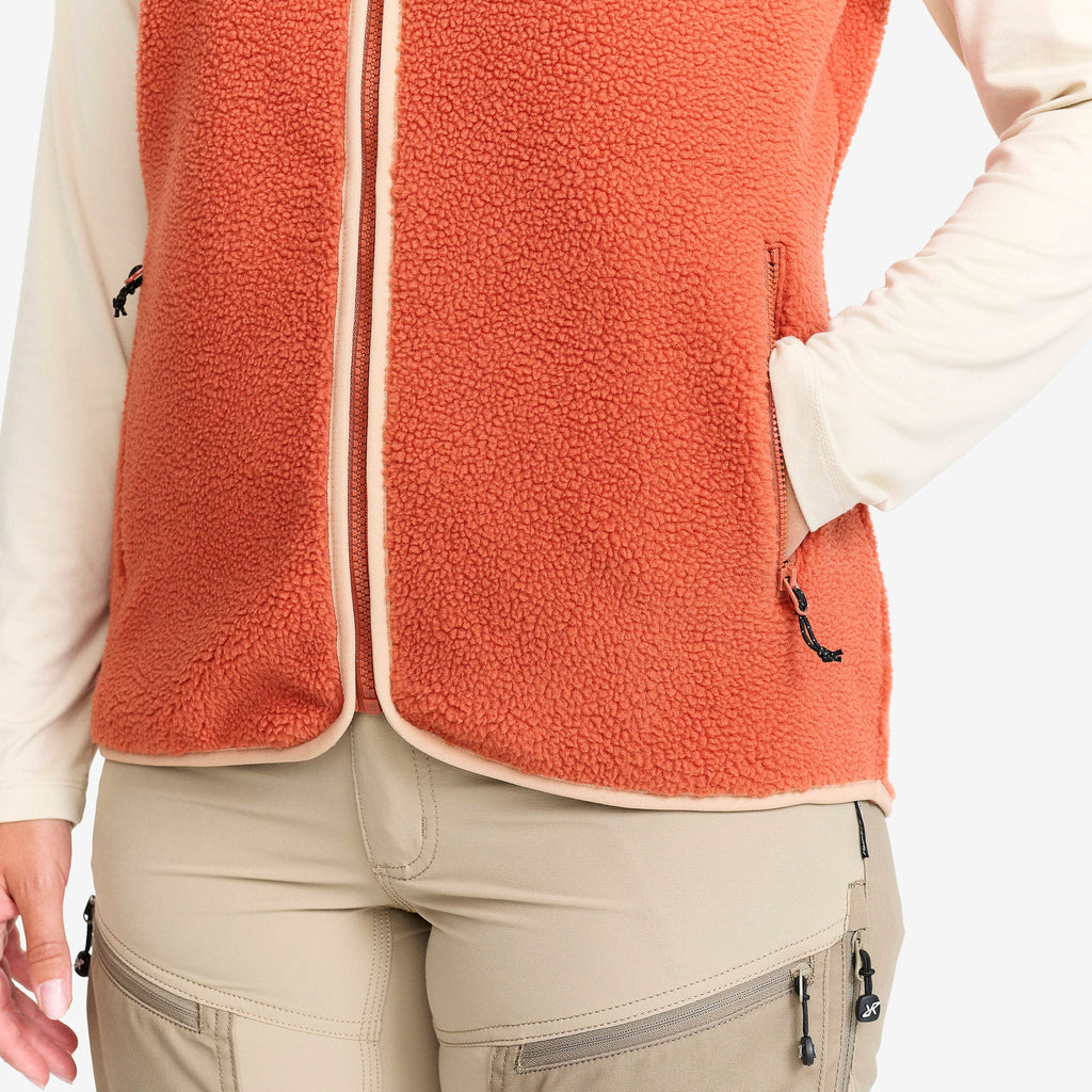 Canyon Full-zip Pile Fleece Gilet Women