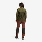 Ridge Half-zip Stretch Shirt Women