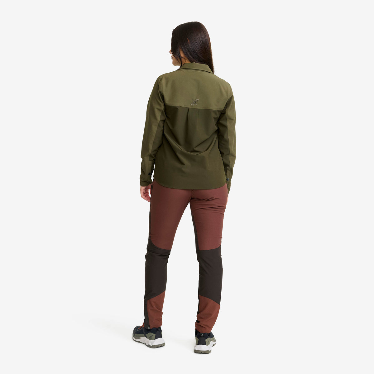 Ridge Half-zip Stretch Shirt Women