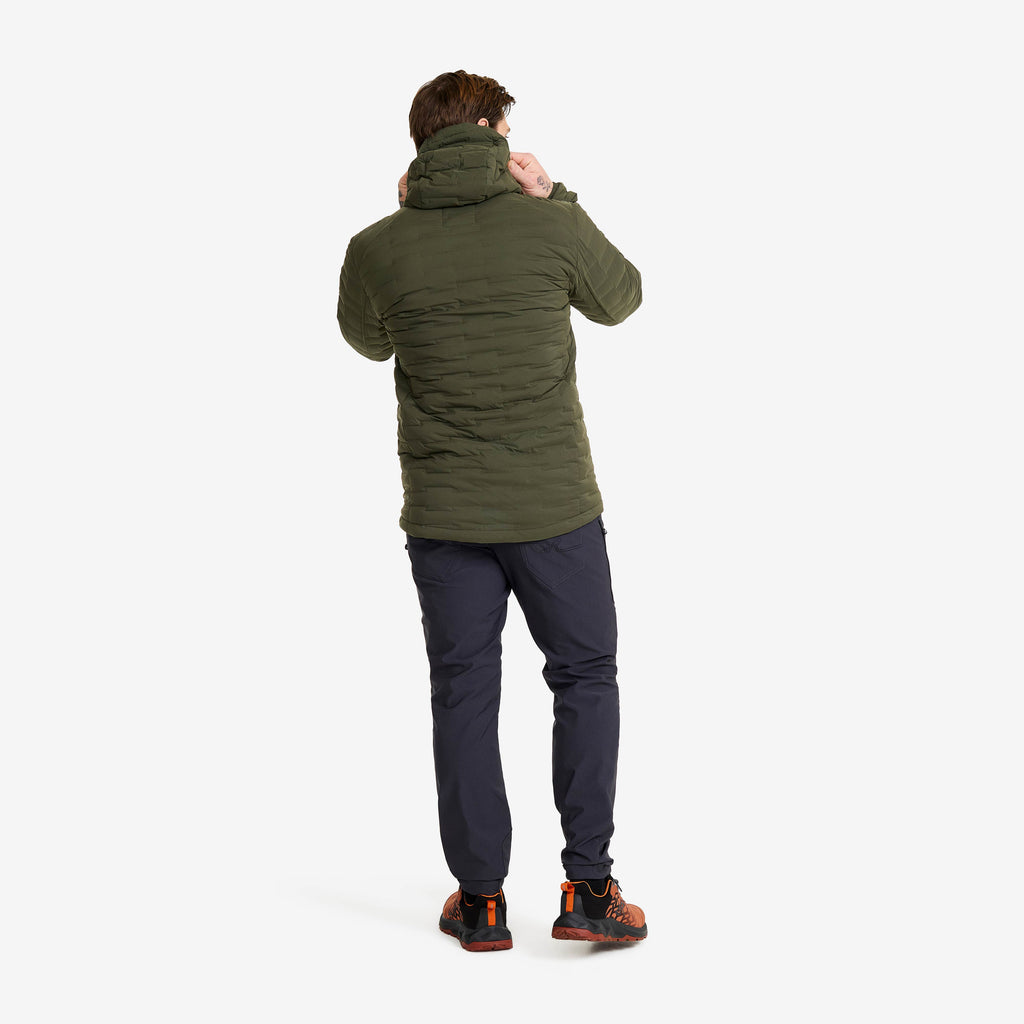 Flex Stretch Hooded Down Jacket Men