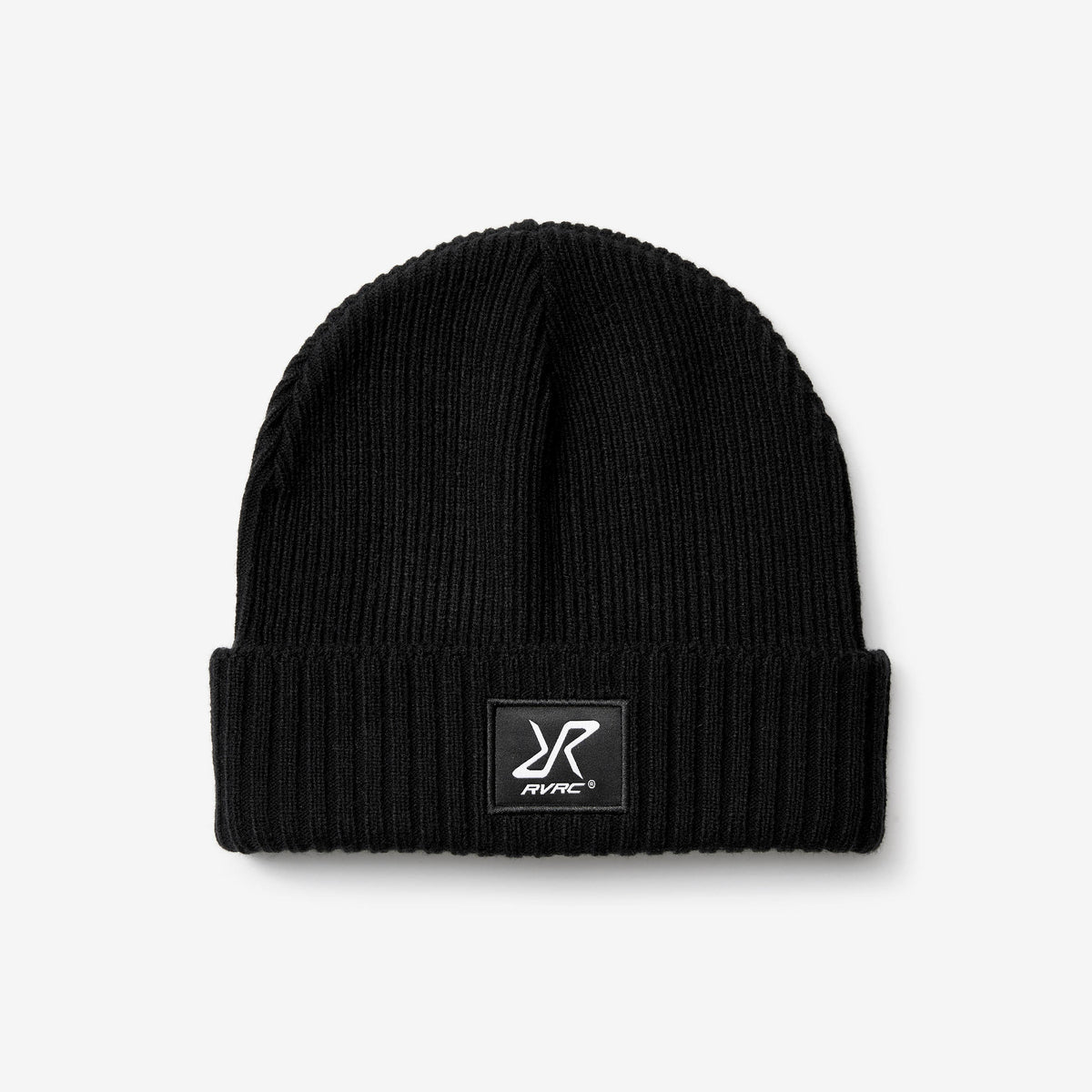 Ribbed Patch Beanie Unisex