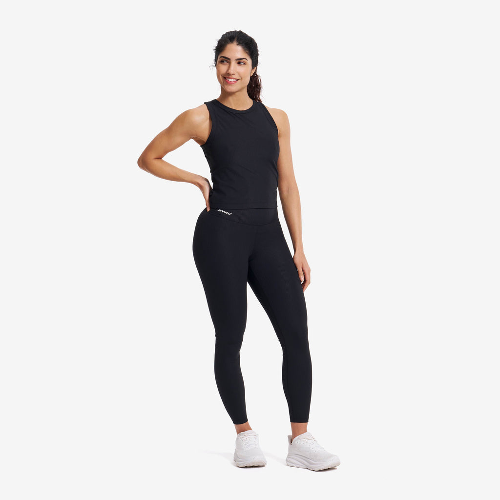 Shape Ribbed Leggings Women