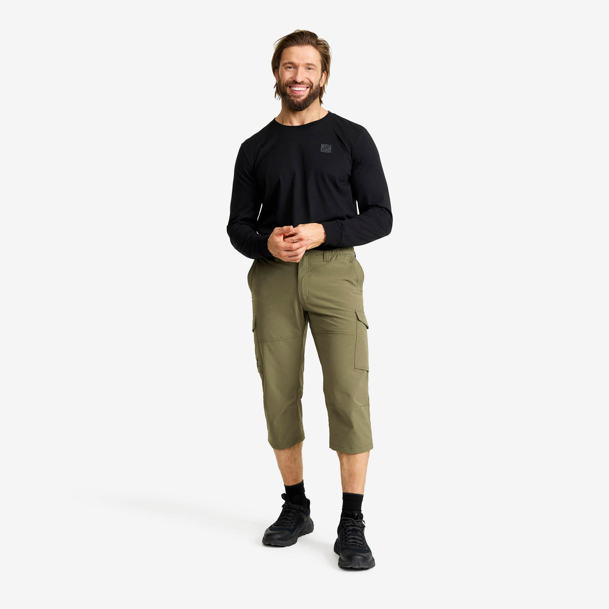 Adventure 3/4 Cargo Stretch Trousers Men