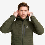 Flex Stretch Hooded Down Jacket Men