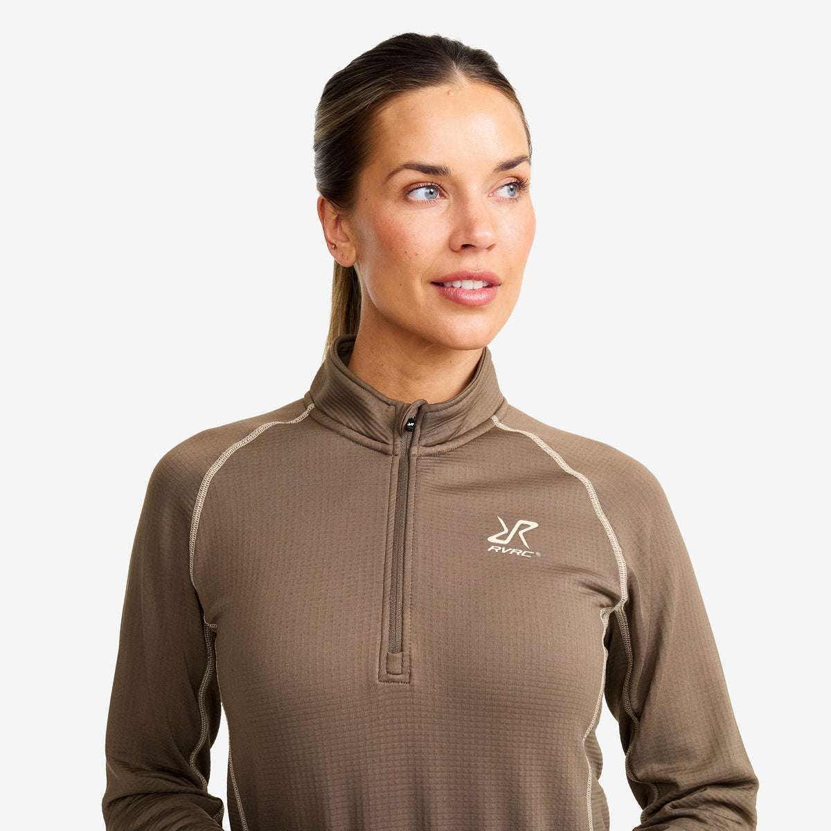 Waffle Half-zip Baselayer Top Women
