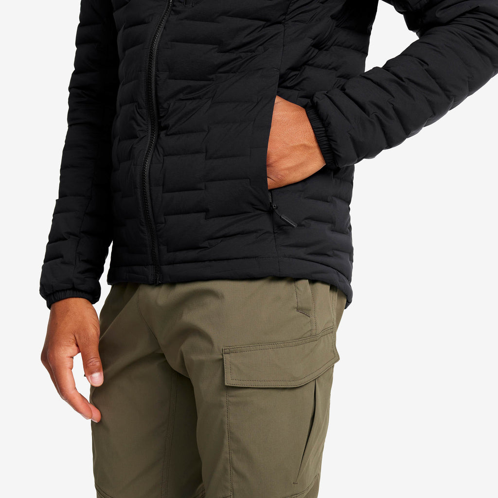 Flex Stretch Hooded Down Jacket Men