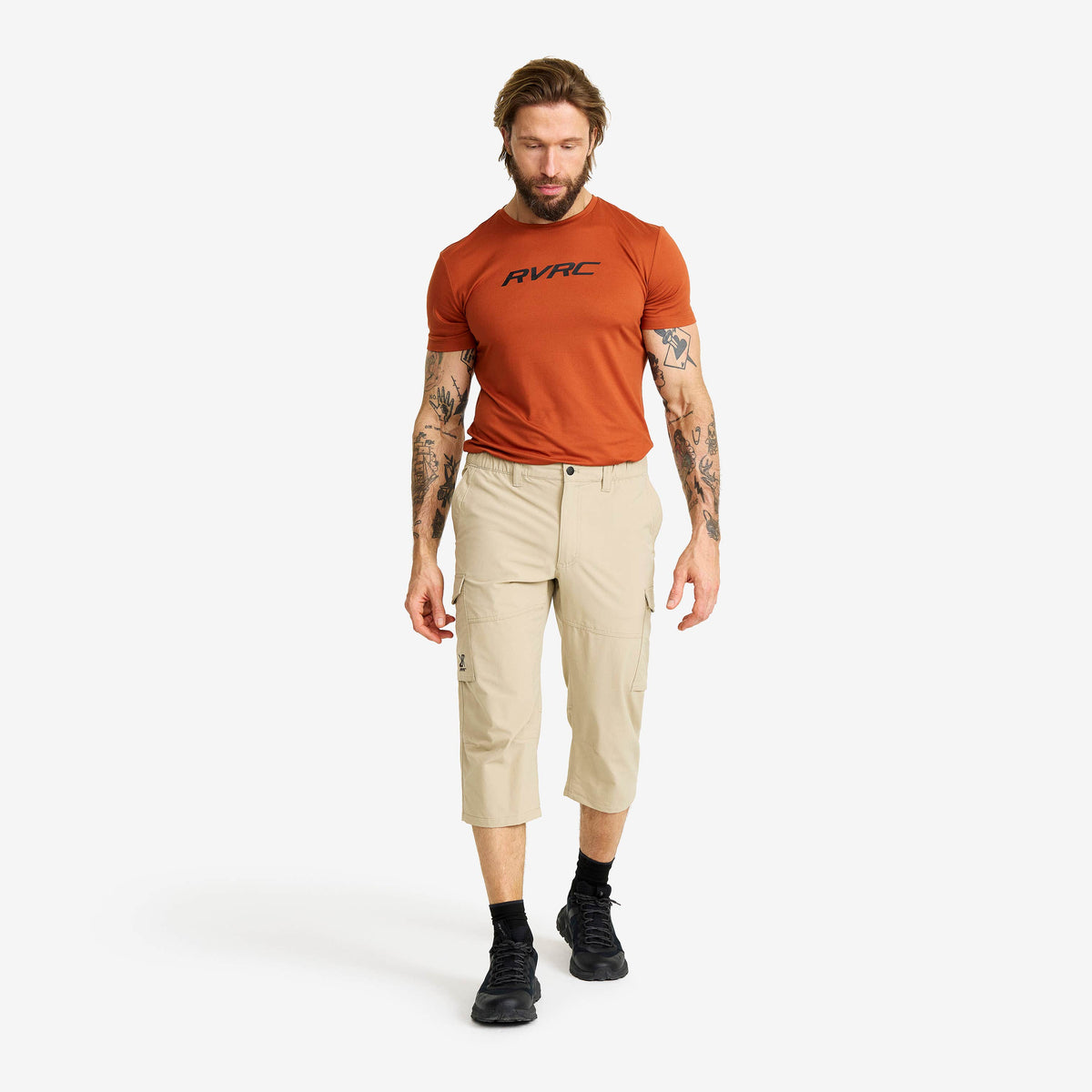 Adventure 3/4 Cargo Stretch Trousers Men