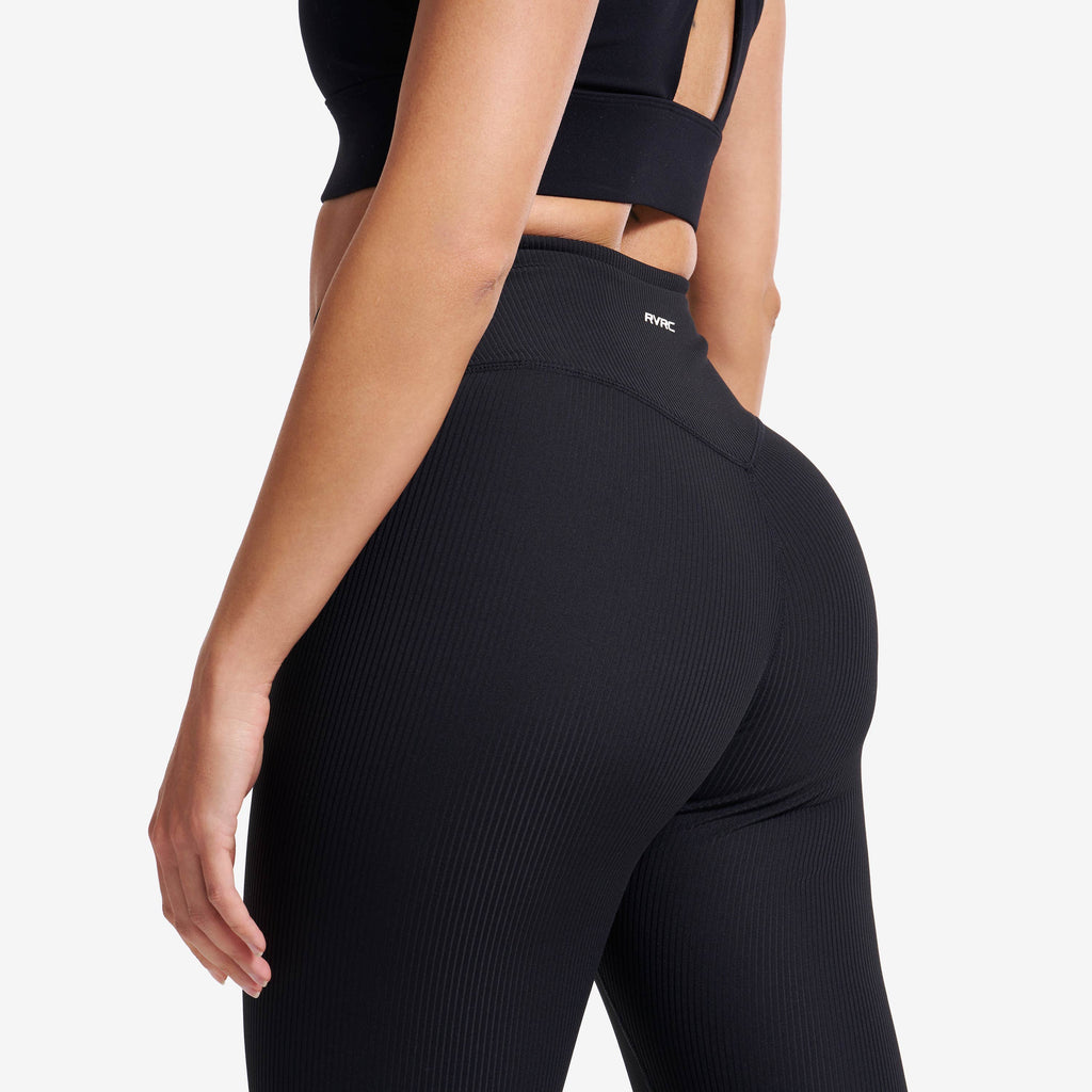 Shape Ribbed Flare Leggings Women