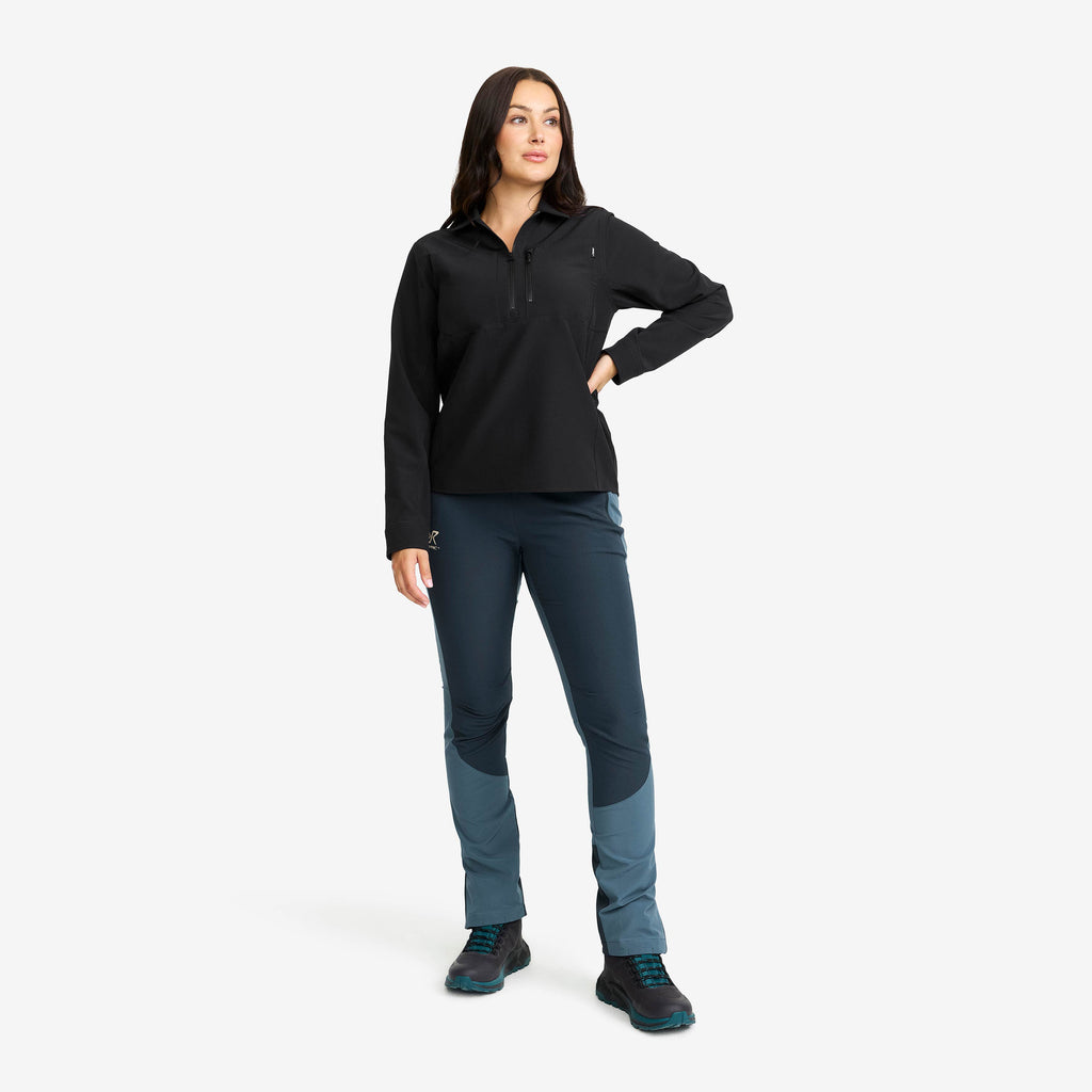 Ridge Half-zip Stretch Shirt Women