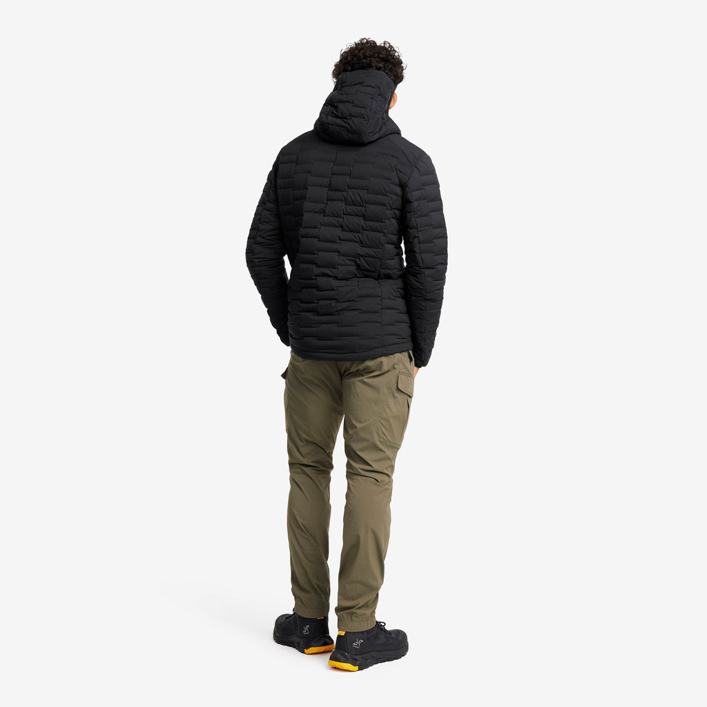 Flex Stretch Hooded Down Jacket Men