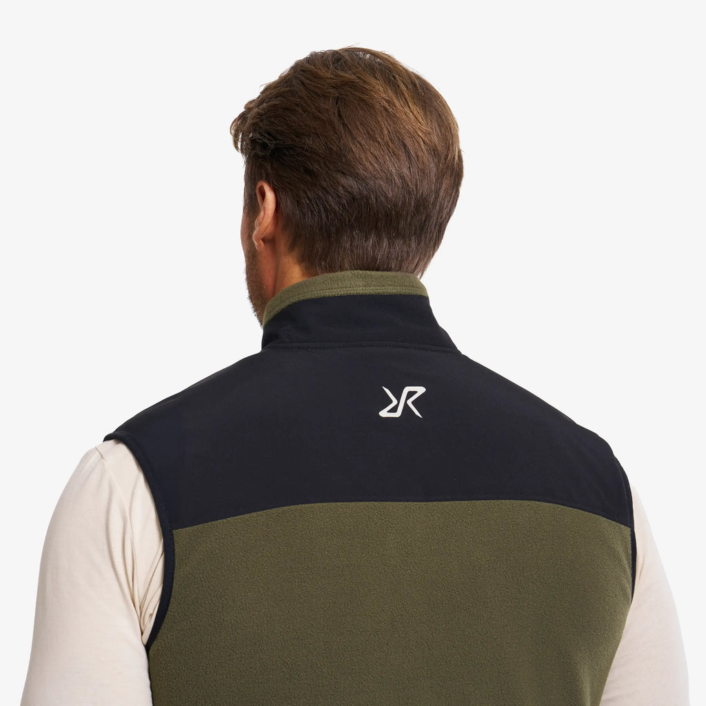 River Hybrid Fleece Gilet Men