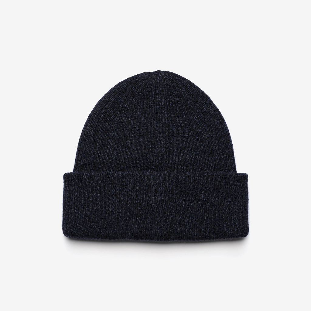 Cave Wool Rib Knit Beanie Unisex