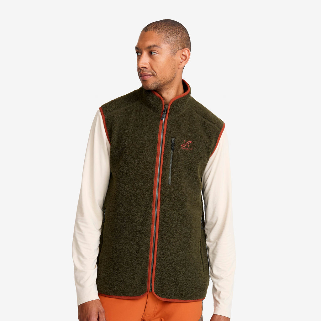 Canyon Full-zip Pile Fleece Gilet Men