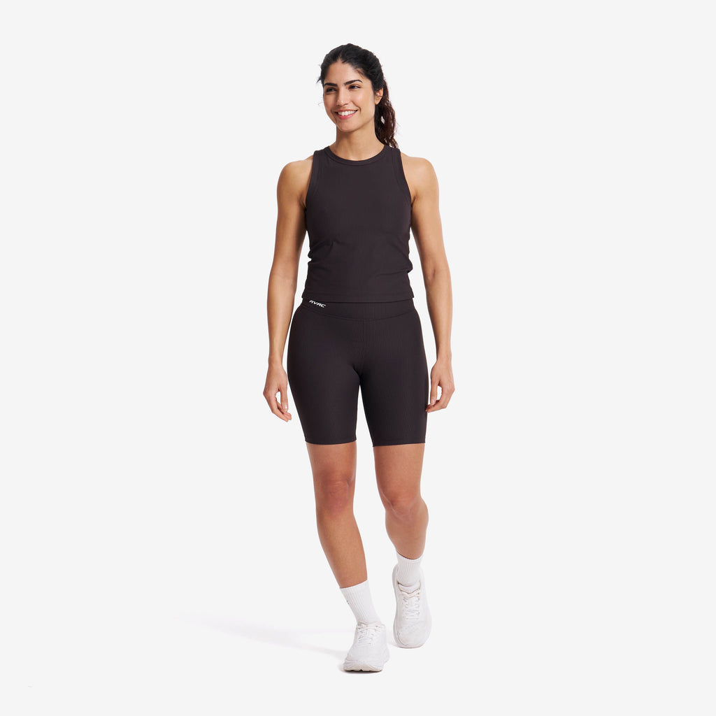 Shape Ribbed Biker Shorts Women