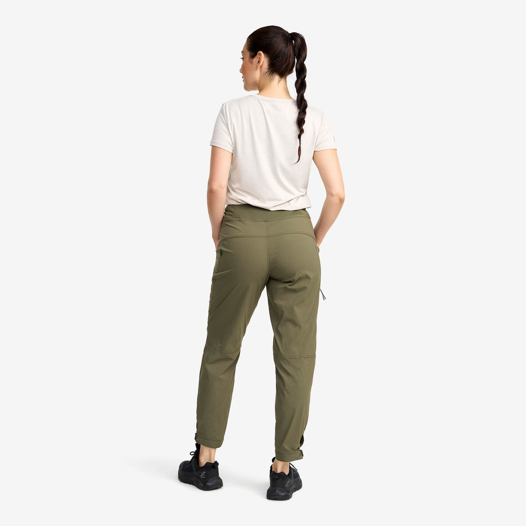 Breezy Curved Ankle Stretch Trousers Women